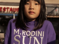 Mini Rodini purple Sunday sweatshirt